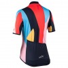 Set Wielershirt + Fietsbroek Kort 2021 Nalini Turin 06 Dames N001
